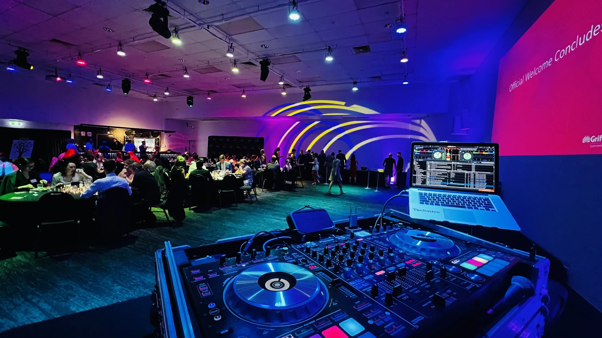 School formal and graduation DJ services with age-appropriate music, wireless microphones and event lighting. - NuFlava Entertainment DJ Hire | Formals and Graduations | Corporate Awards night