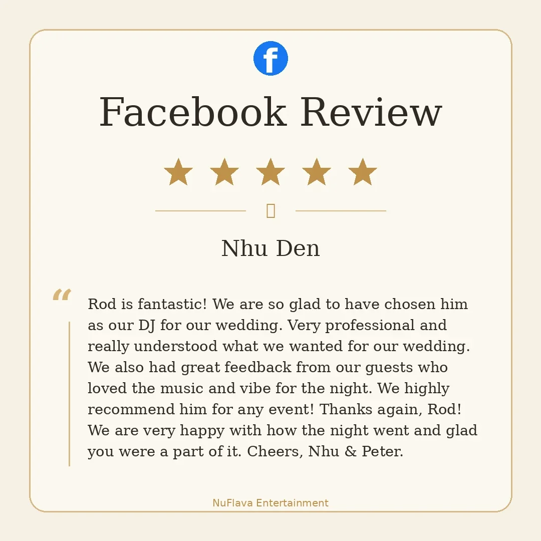 NuFlava Entertainment - Client Feedback & Event Reviews