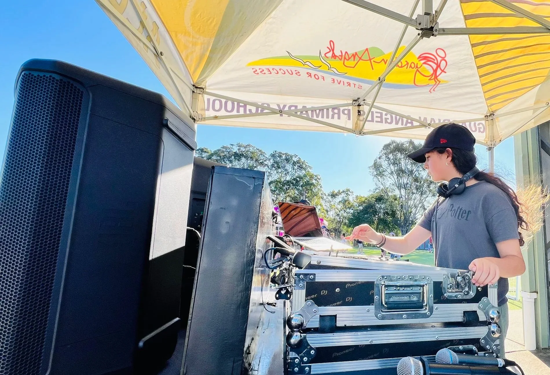 Sunday fun with my little protégé at a local community charity event