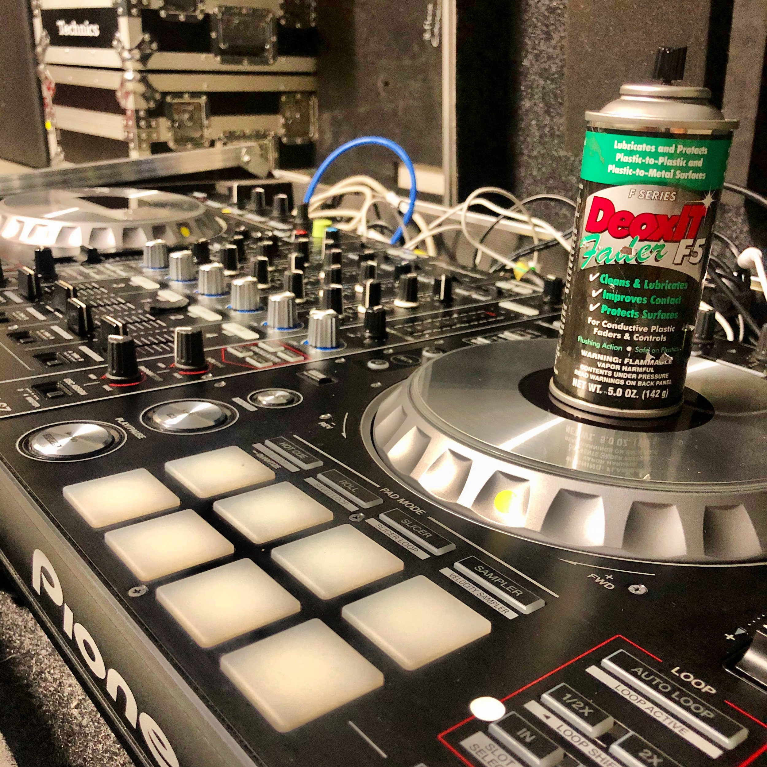 Fader Therapy - Keeping the decks smooth, clean and ready to work. The boring little jobs are often what help the night run smoothly (pun intended)