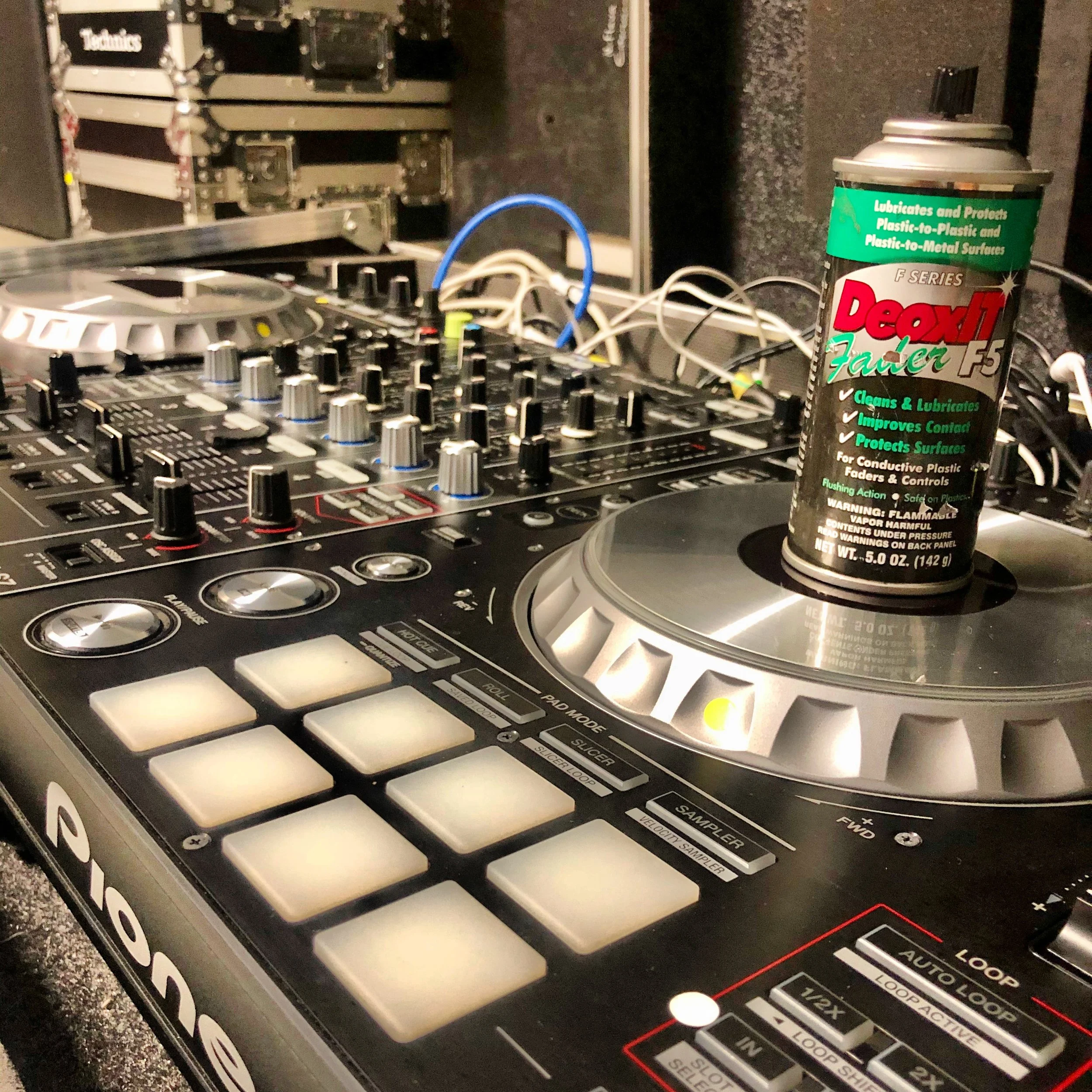 Fader Therapy - Keeping the decks smooth, clean and ready to work. The boring little jobs are often what help the night run smoothly (pun intended) 