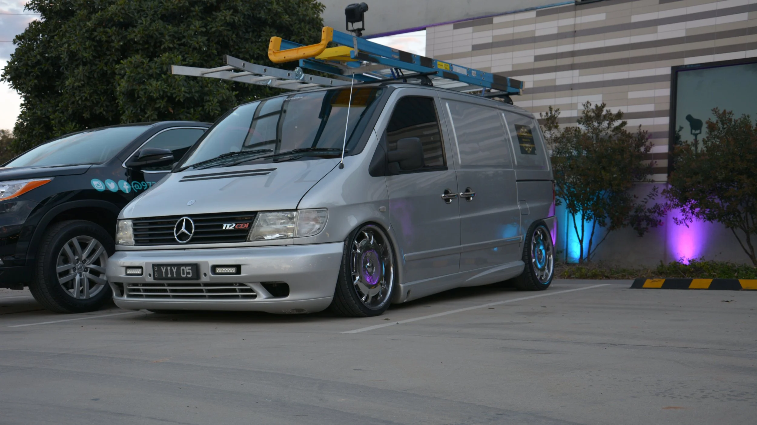Part van, part storage unit, part road warrior. It gets NuFlava from event to event with the gear, the lights and the good vibes safely on board. #theyseemerollin