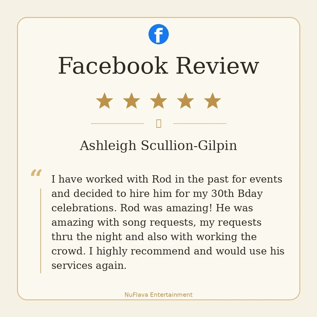 NuFlava Entertainment - Client Feedback & Event Reviews