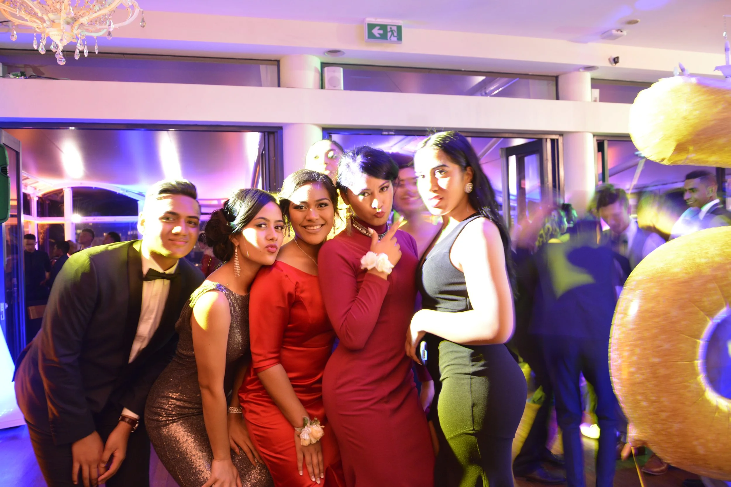 School formal and graduation DJ services with age-appropriate music, wireless microphones and event lighting.