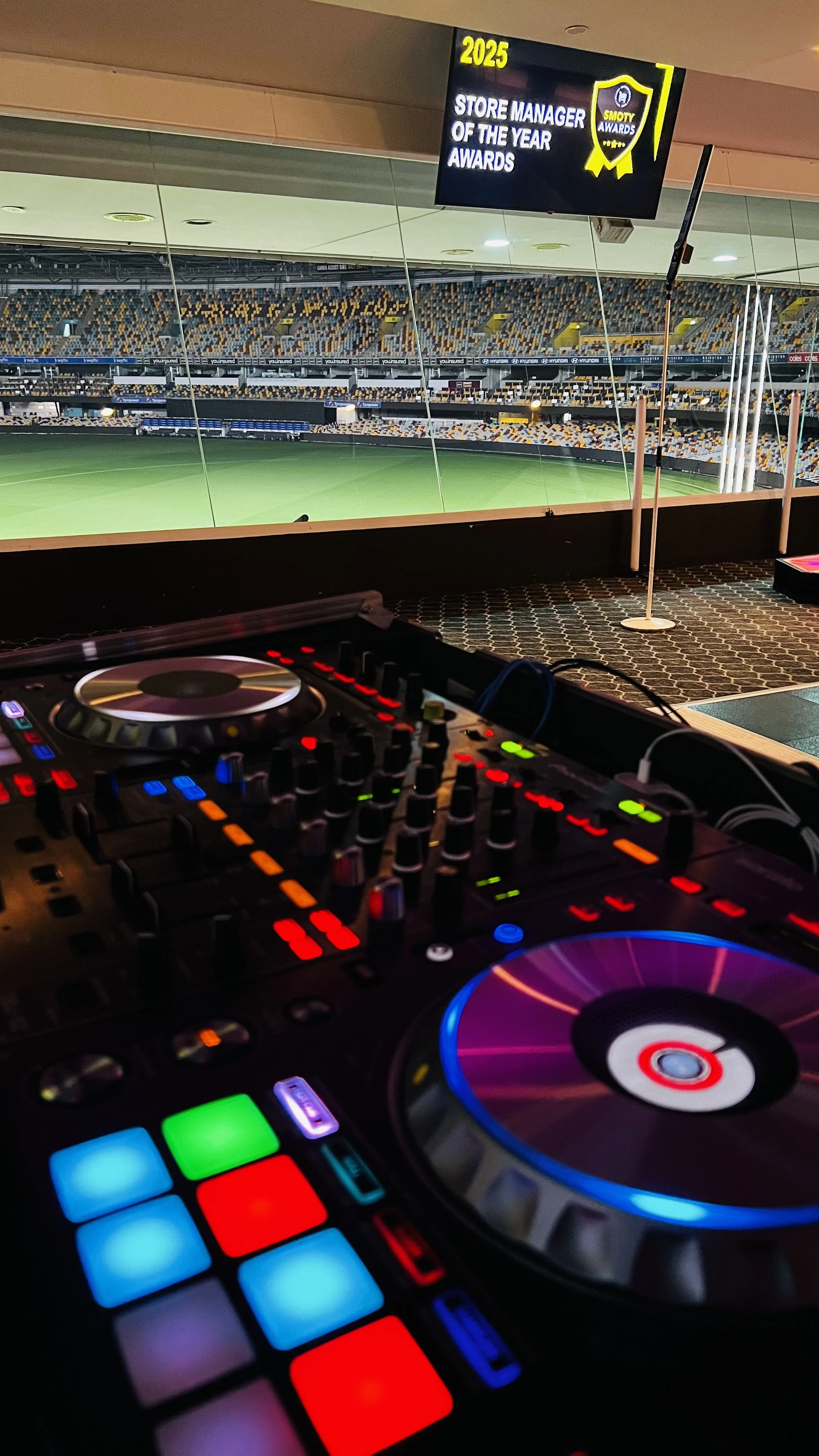 Corporate awards night at the Gabba