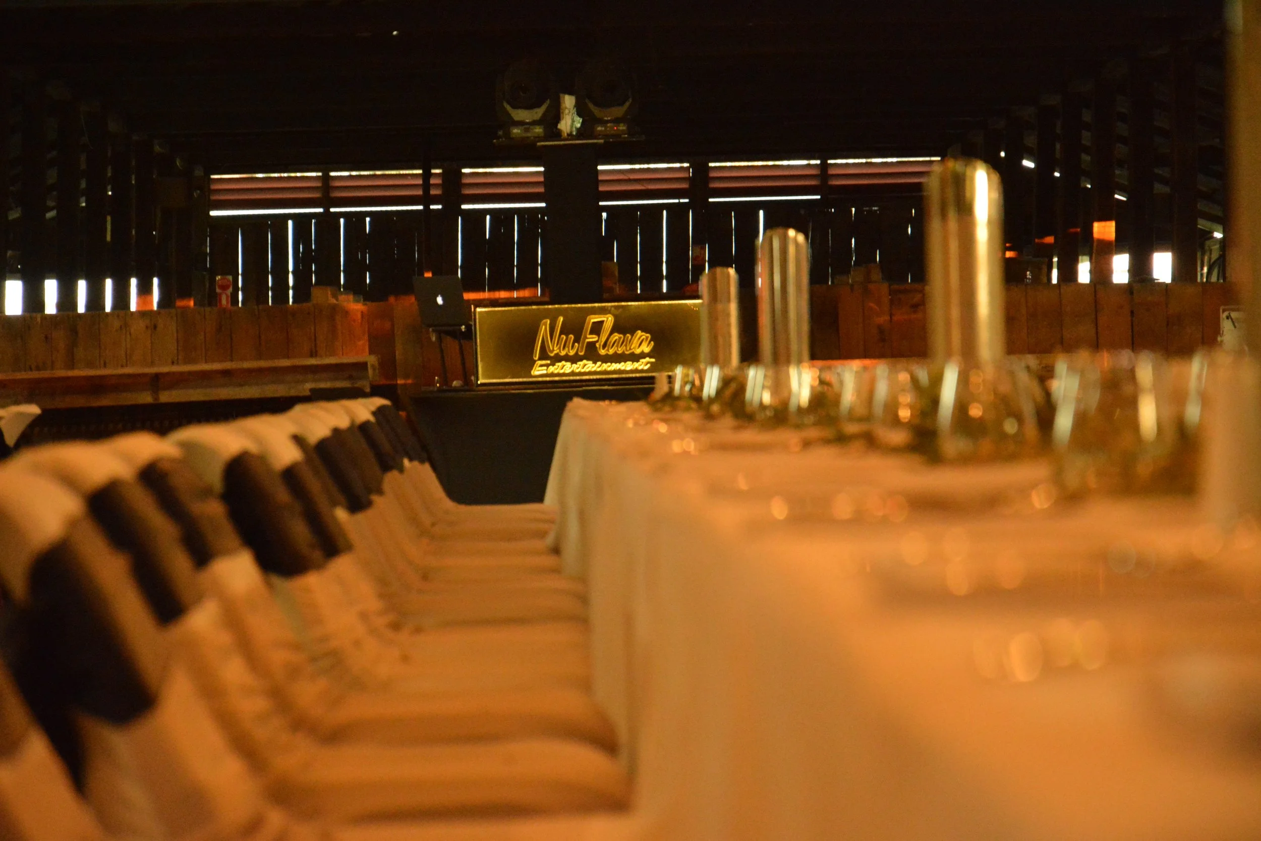 Wedding DJ hire Toowoomba and South East Qld, wireless microphones and event lighting. - NuFlava Entertainment DJ Hire