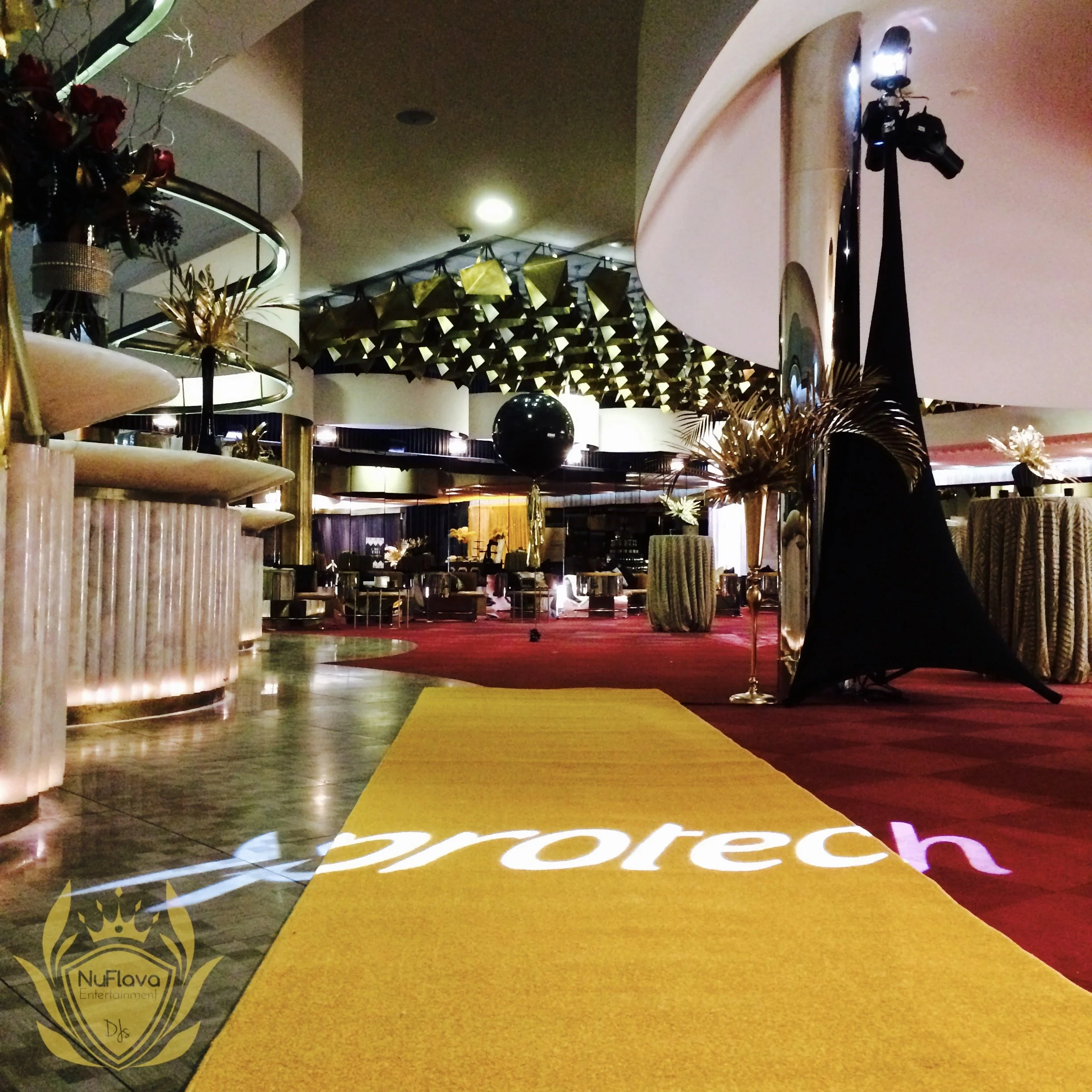 Cloud Land Corporate event - Branded Coloured Monogram Premium DJ hire, sound and lighting for weddings, corporate events, school formals and private celebrations across Brisbane, Gold Coast, Toowoomba and South East Queensland