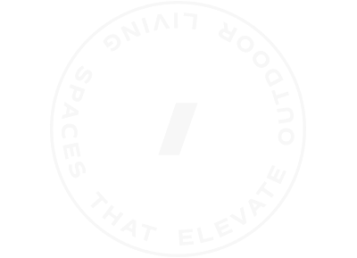 A circular black and white logo with a white exclamation mark in the center. The outer ring reads 'ELEVATE THAT SPACES' at the bottom and 'ABOUT LOOKING' at the top.