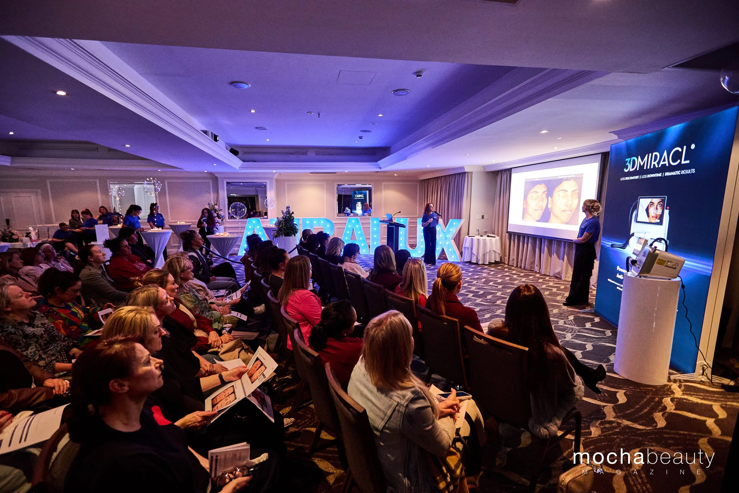 AuraLux launch event at The Temple Skincare & Spa, Sydney