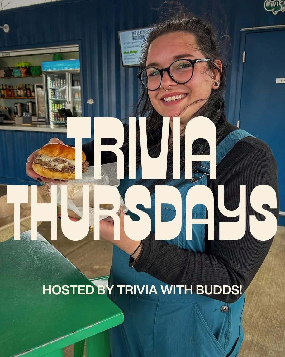 Trivia starts back tomorrow starting at 6:45pm⁉️🙋&zwj;♀️ The Kitchen is also back and Steph is cooking up all the specials! 🍔💙