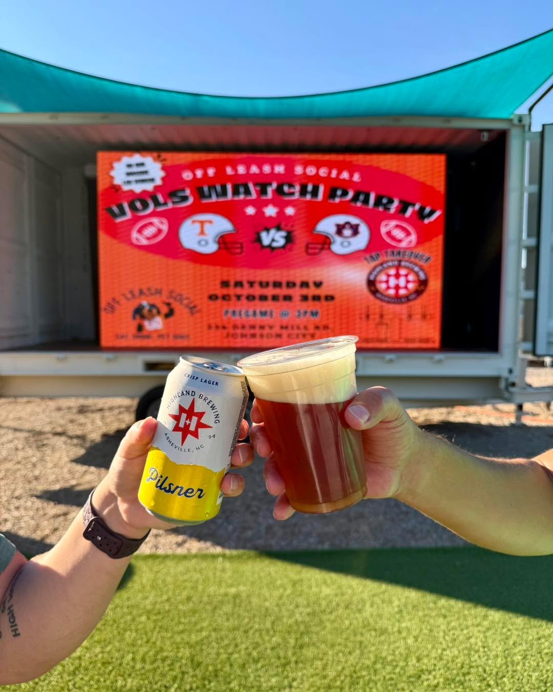 Highland is taking over our taps and handing out FREE branded swag this Saturday! 🍻

Don&rsquo;t miss out at the best place to watch everything Vols!🏈👏🏻