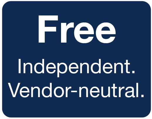 Independent. Vendor-neutral.