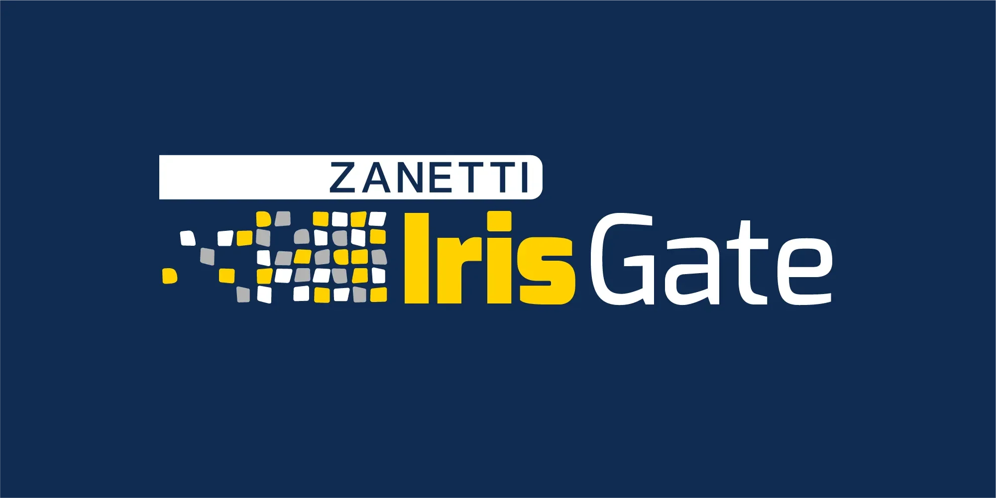 Zanetti IrisGate Logo on blue