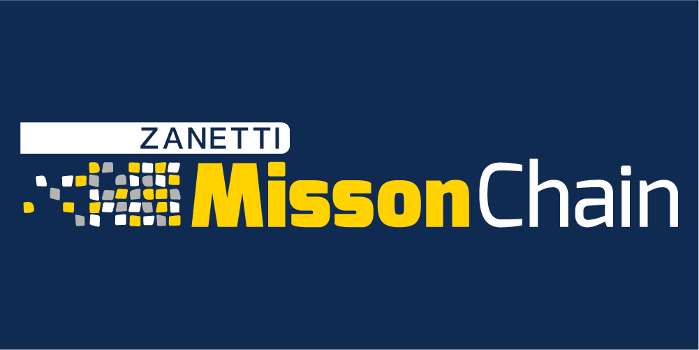 Zanetti MissionChain Logo on blue
