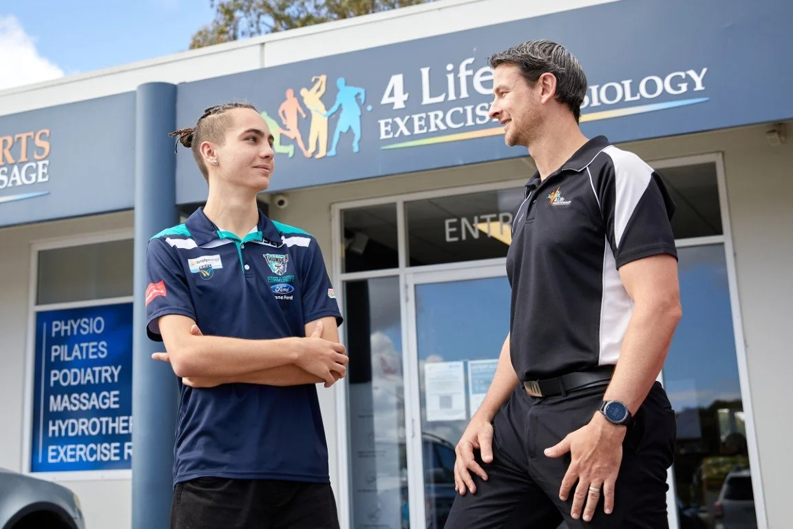 A high school student undertaking work experience