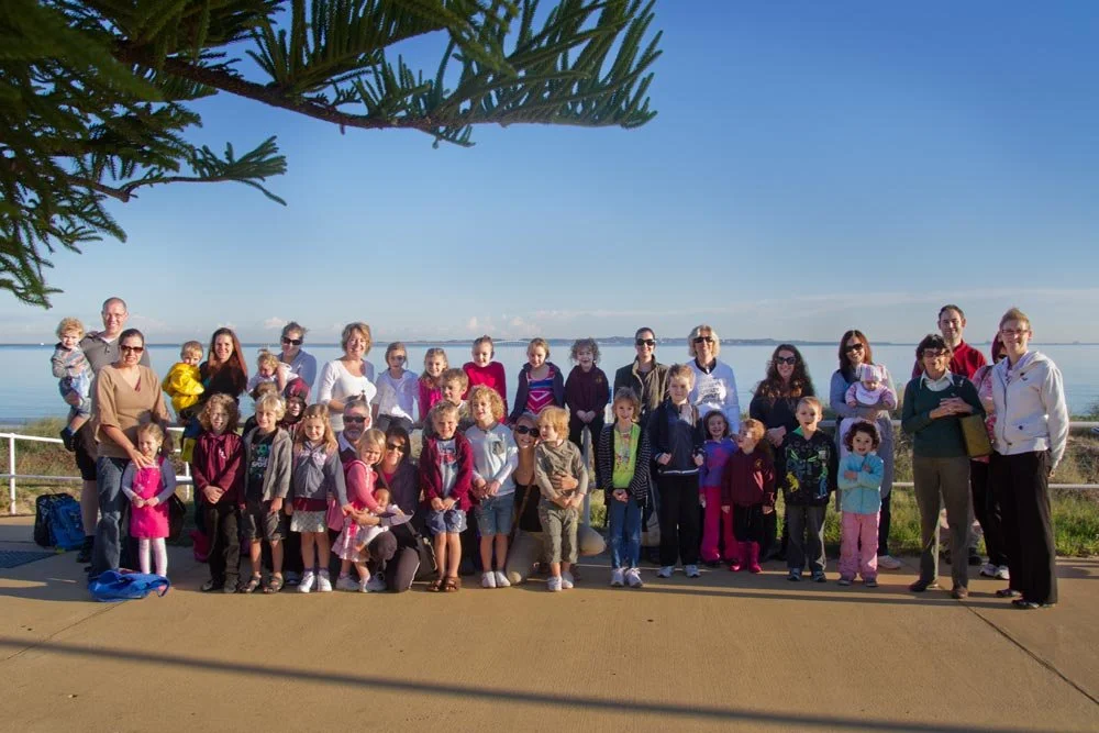 A group photo of members of our community