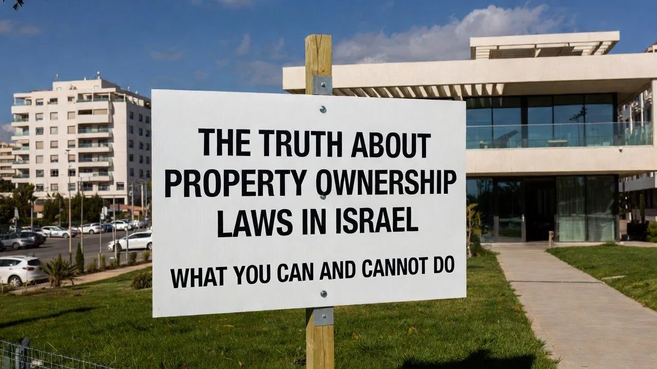 The Truth About Property Ownership Laws in Israel: What You Can and Cannot Do