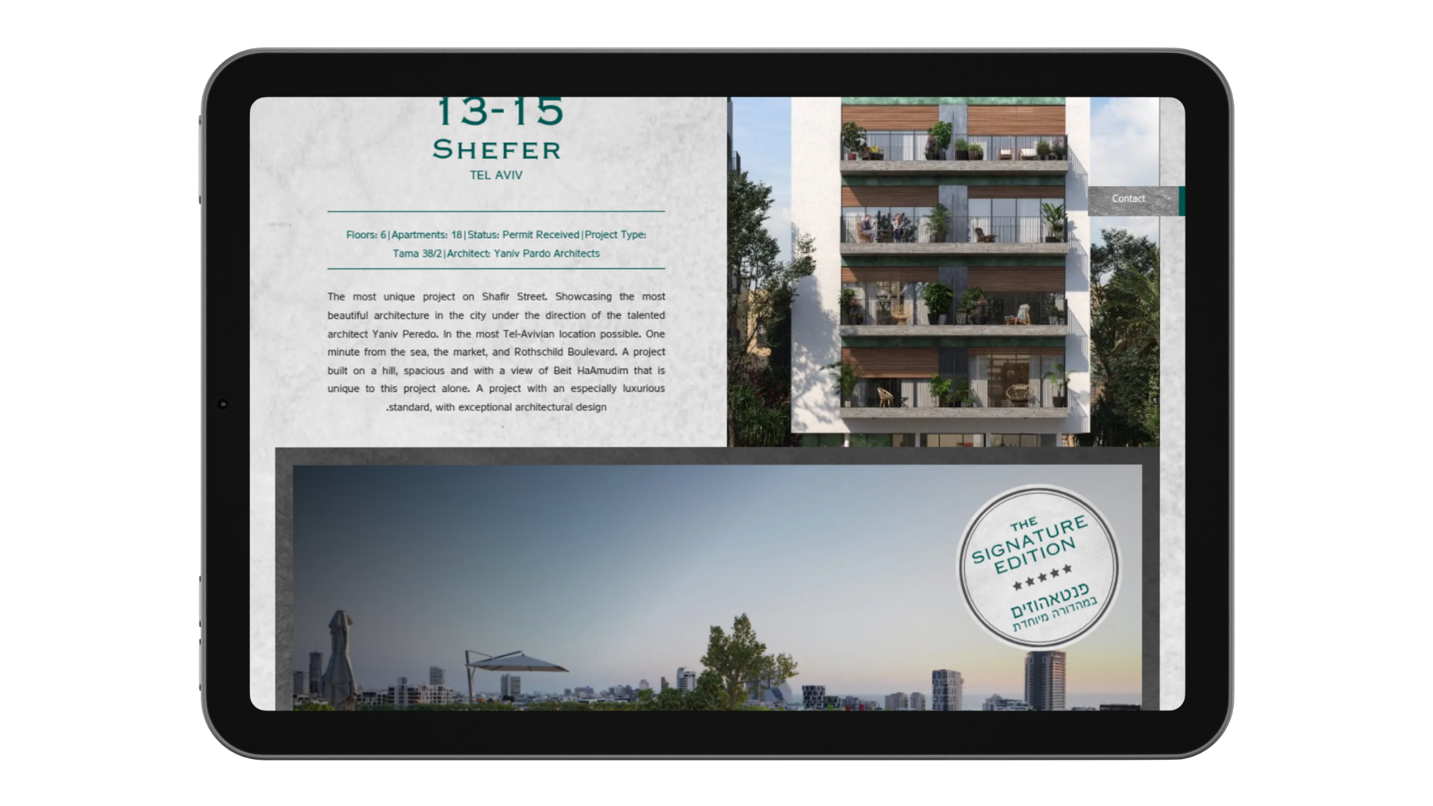 Real Estate New Developments In Tel Aviv