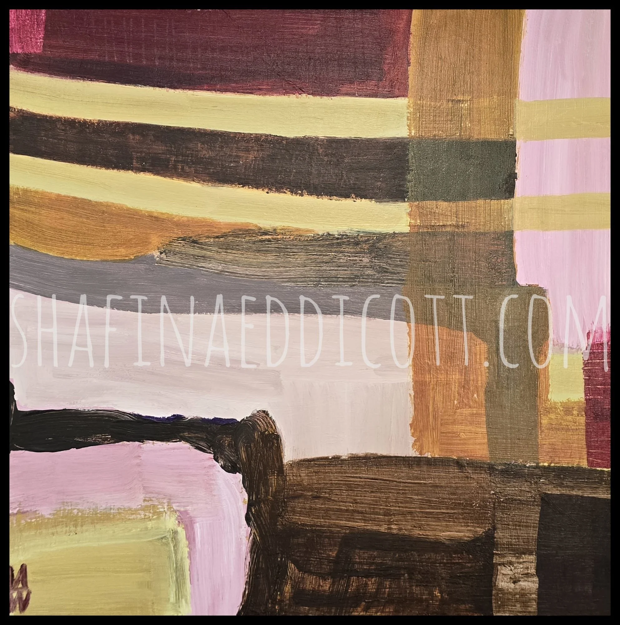 Slice of Cake.
20"x20"
Acrylic on wood panel
