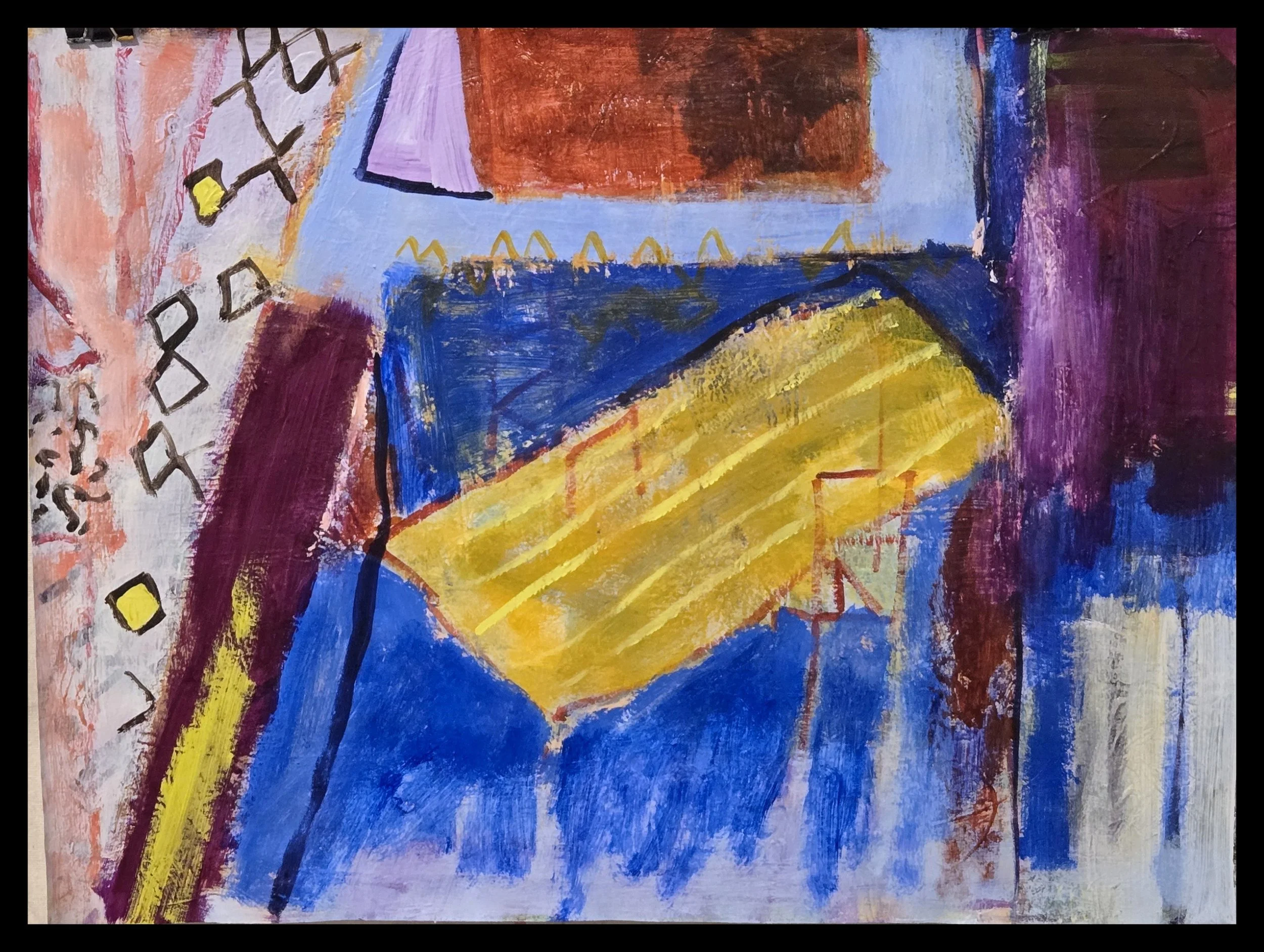 Good Afteroon, how can I help you?
16x20
Acrylic, mixed media on paper