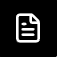 Icon of a document with lines of text