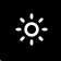 Sun icon representing sunlight or daytime