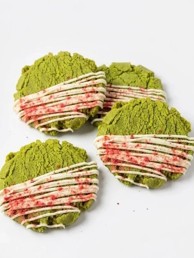 Matcha white chocolate strawberry
