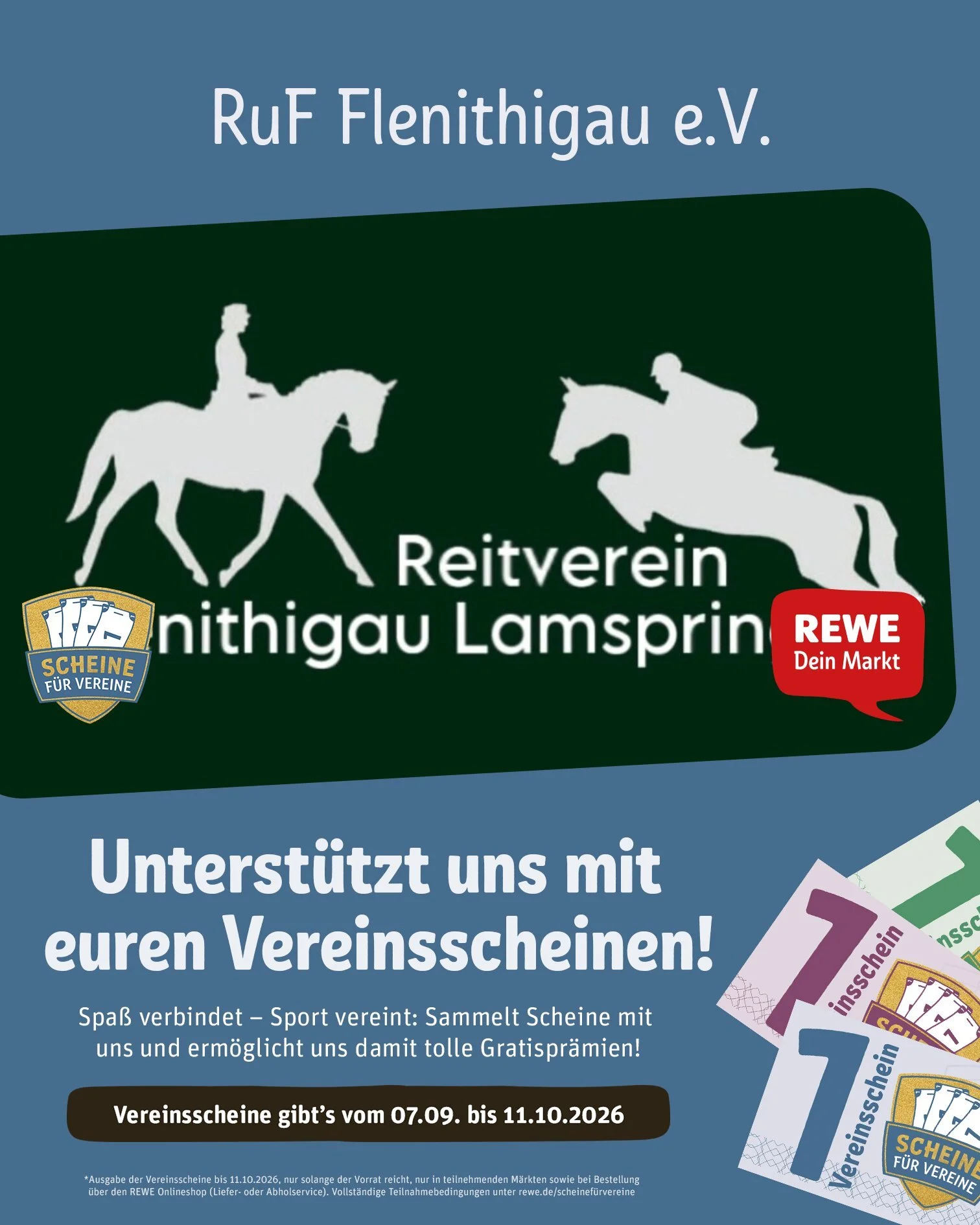 Rewe - Scheine für Vereine