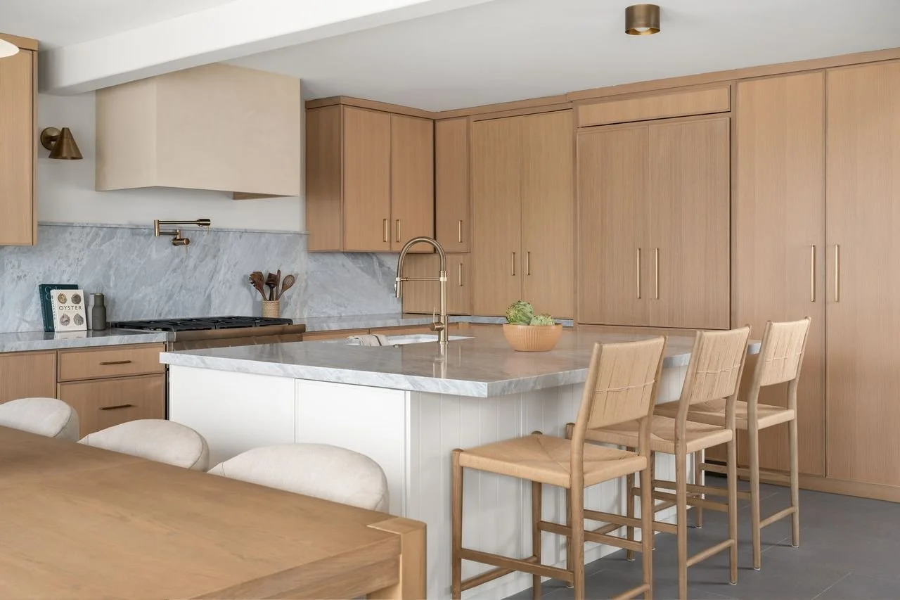 Modern Kitchen Remodeled after water damage