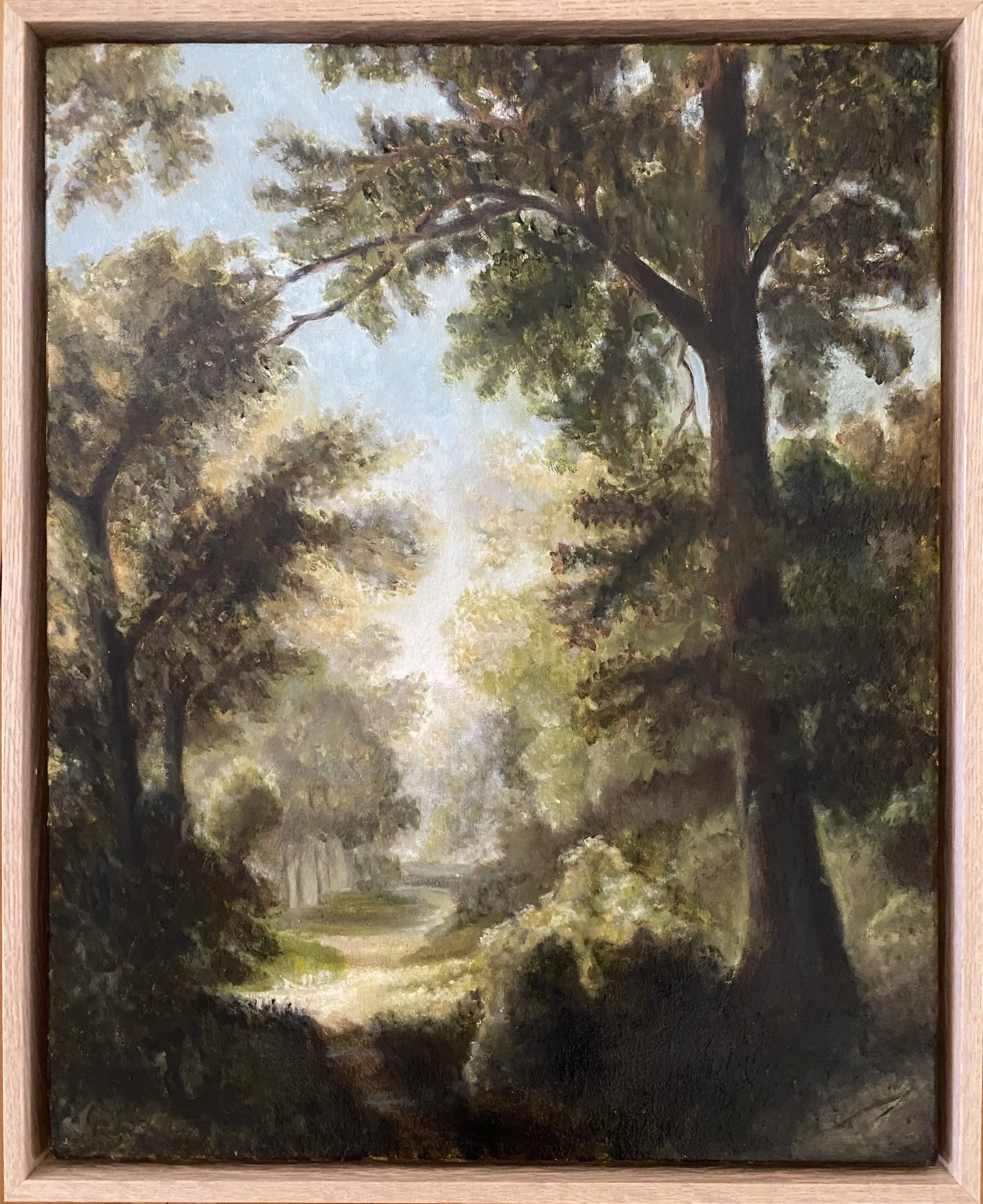 Forest Path 43 x 53cm Oil on canvas
