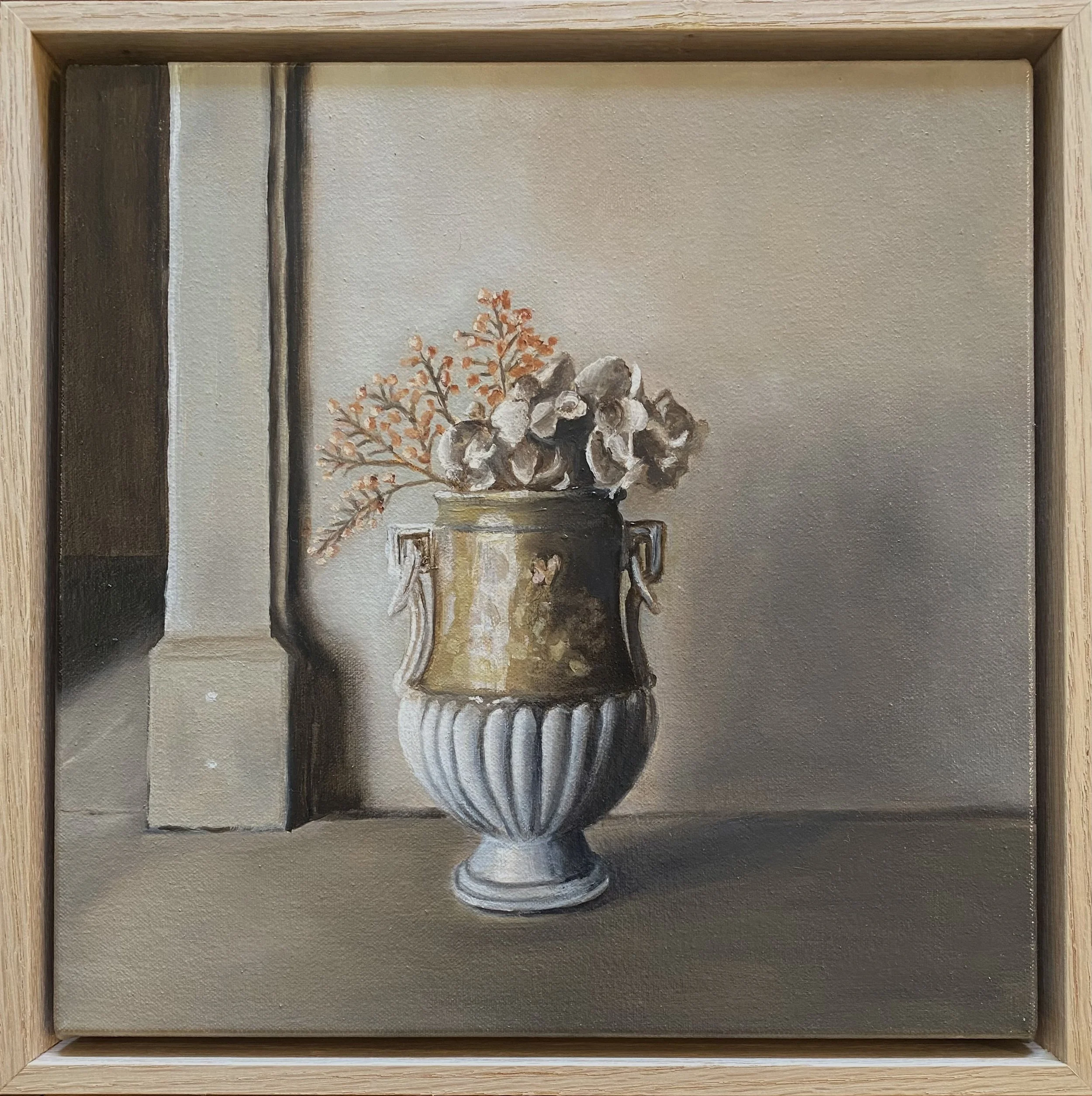  The Subtle Balance 33 x 33. Oil on canvas