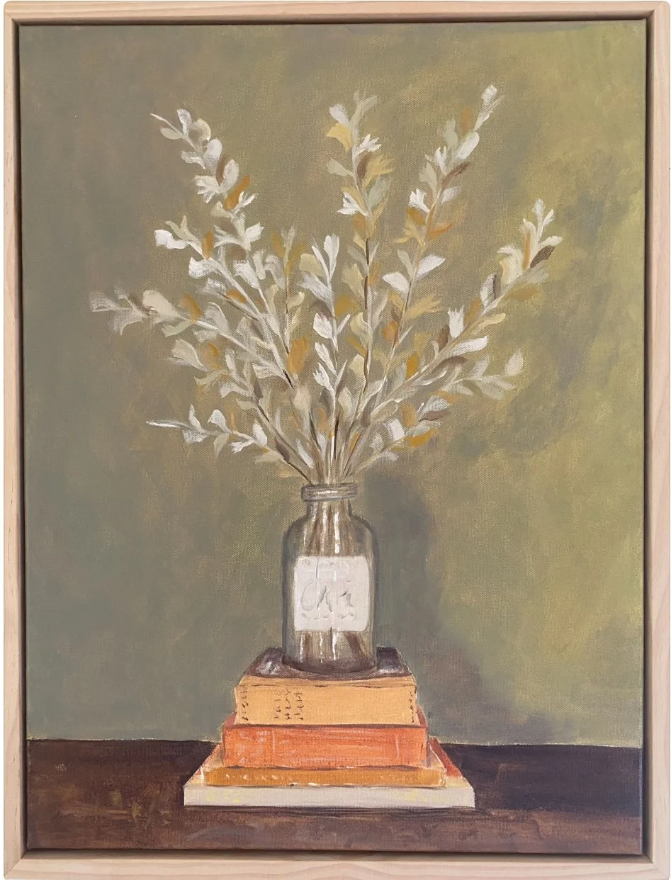 SOLD Moody Vintage Corner 65 x 50cm
