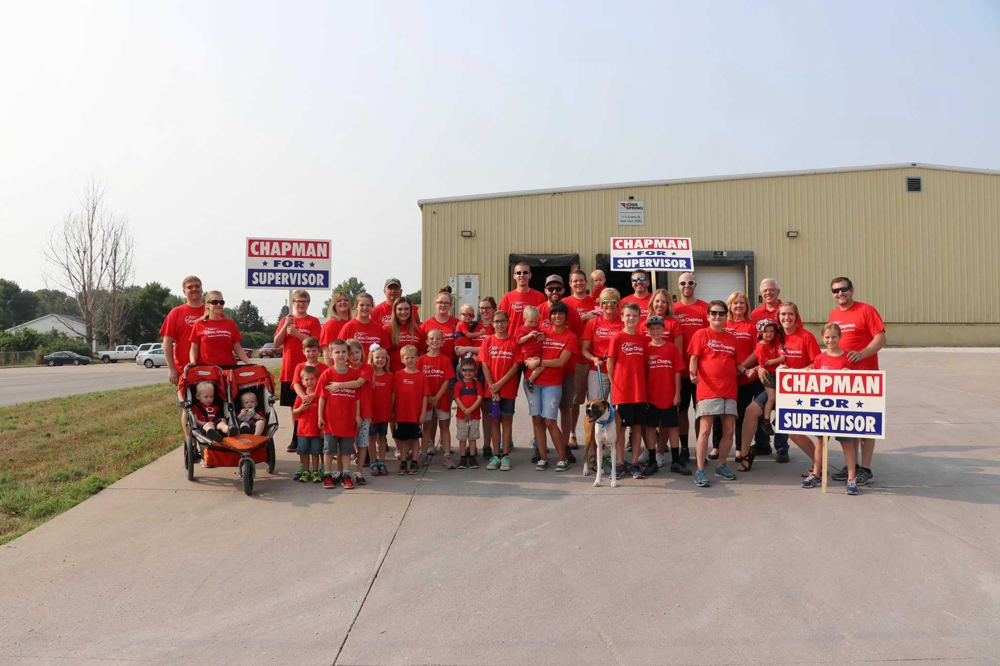 Kim Chapman smiling in campaign photo advocating responsible development in Dallas County Iowa