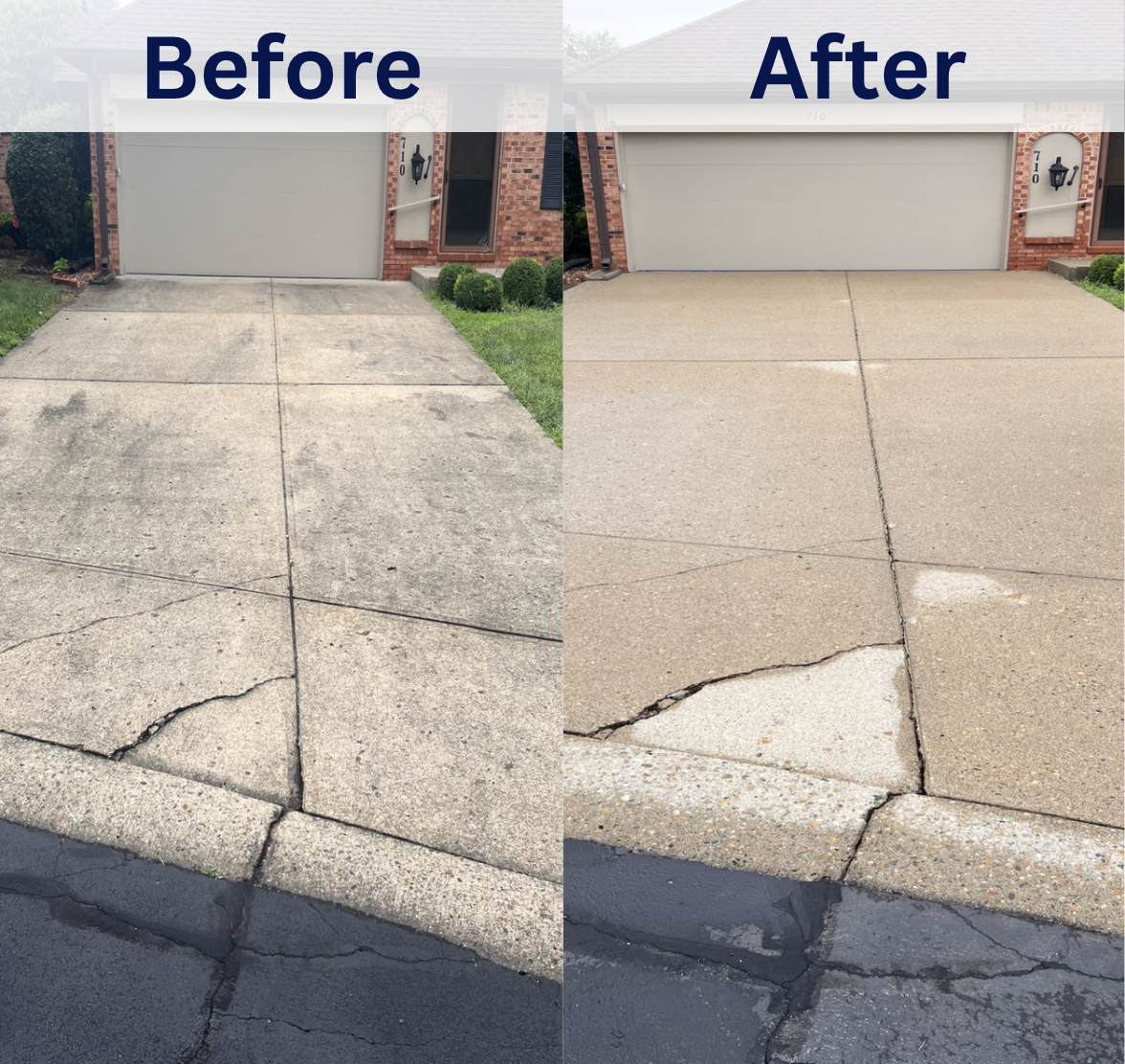 Driveway Pressure Washing