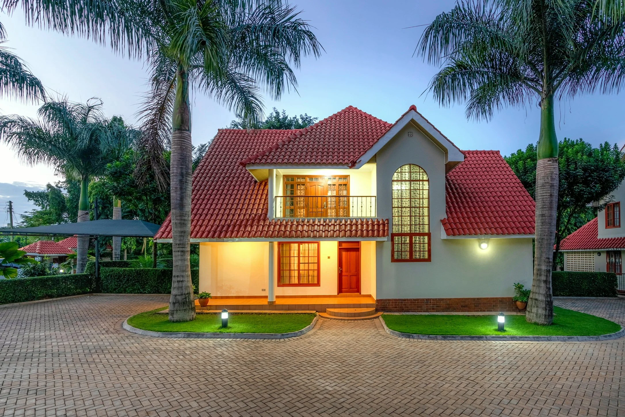 Exterior view of a villa at Kibo Homes Moshi