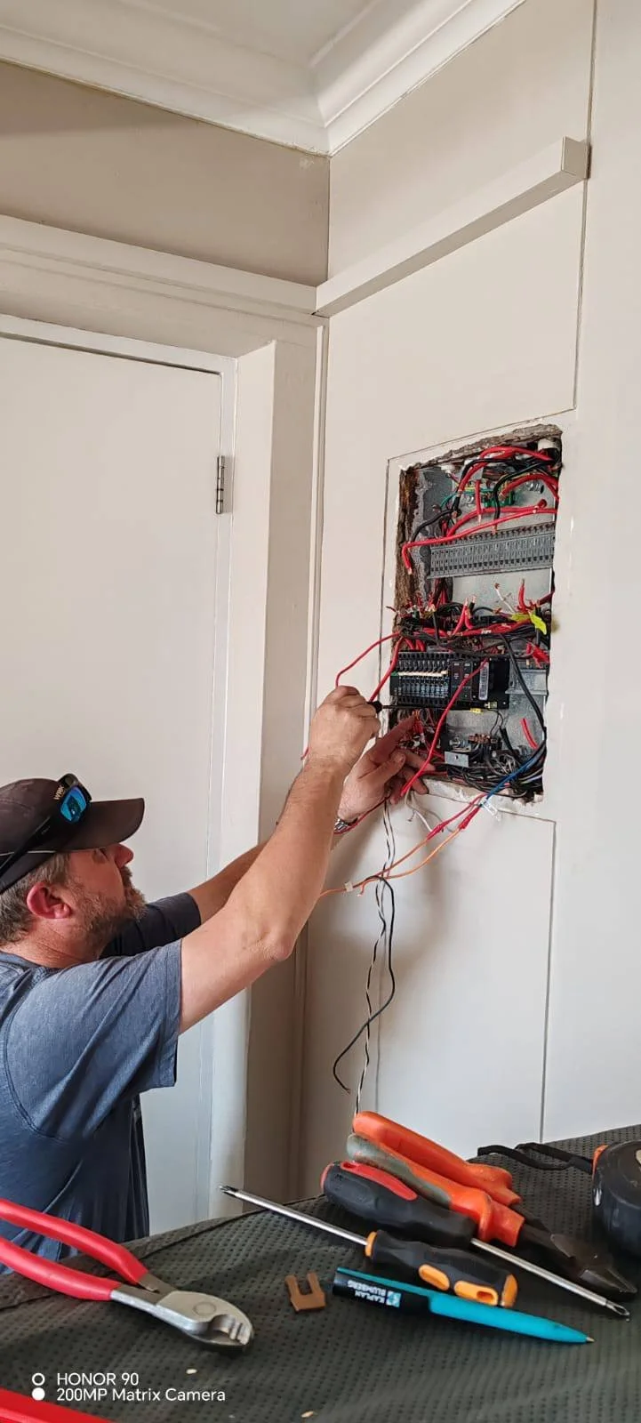 Fixing of electrical DB Board.