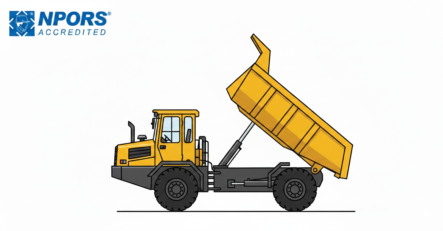 Rear tipping dumper (articulated) - Wheeled