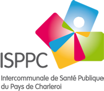 Logo coloré représentant plusieurs formes en cercle avec une figure stylisée au centre.
