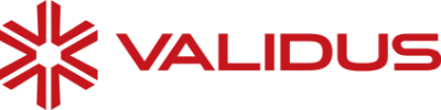 VALIDUS logo with red emblem and text