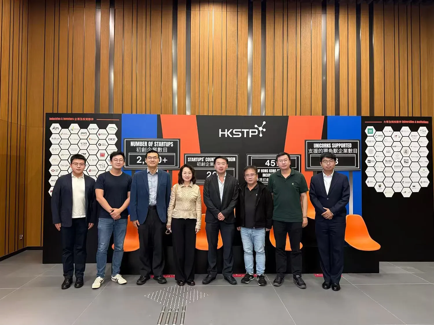 01F Group team attending HKSTP