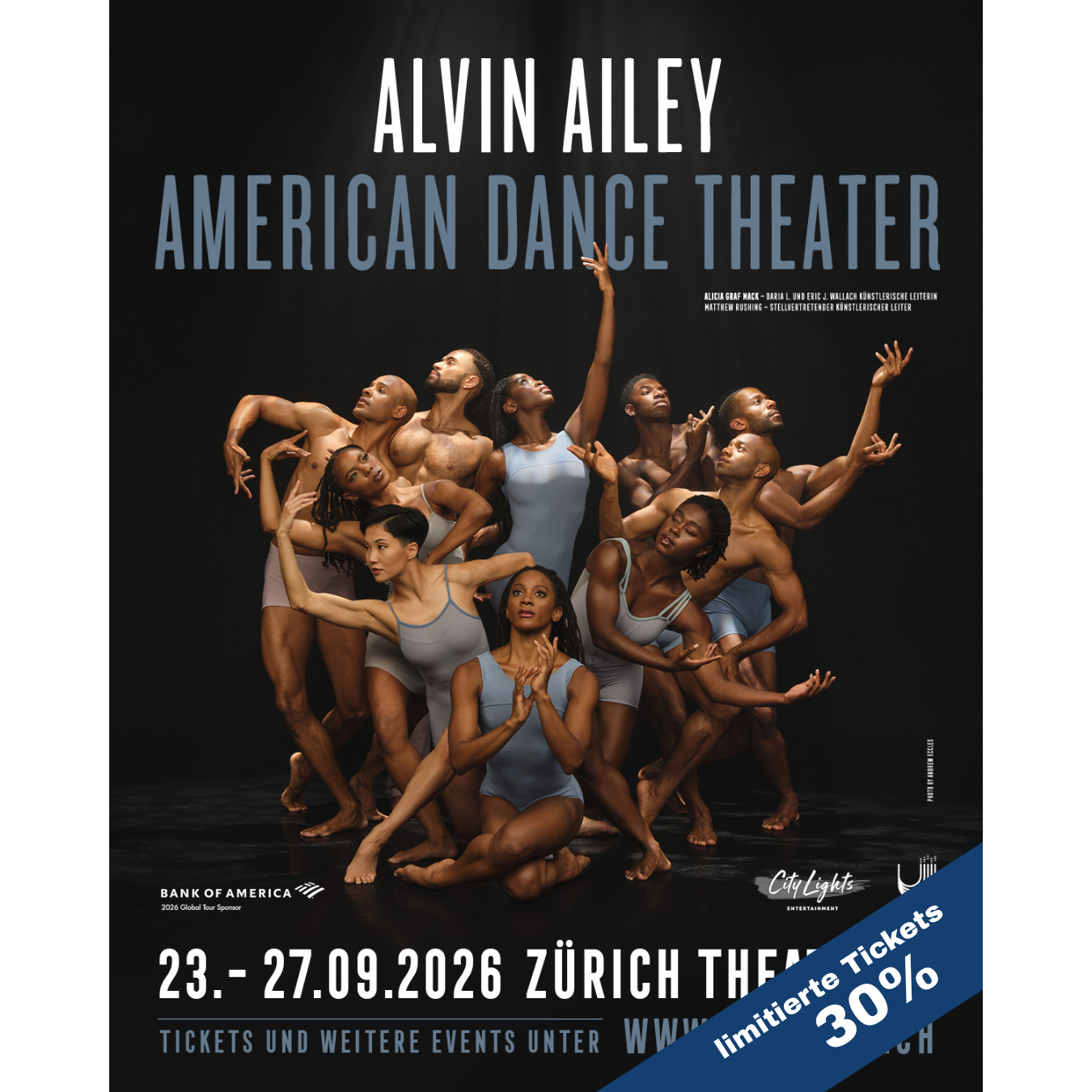 Alvin Ailey American Dance Theater - New Works - 24.09.2026 - Zürich