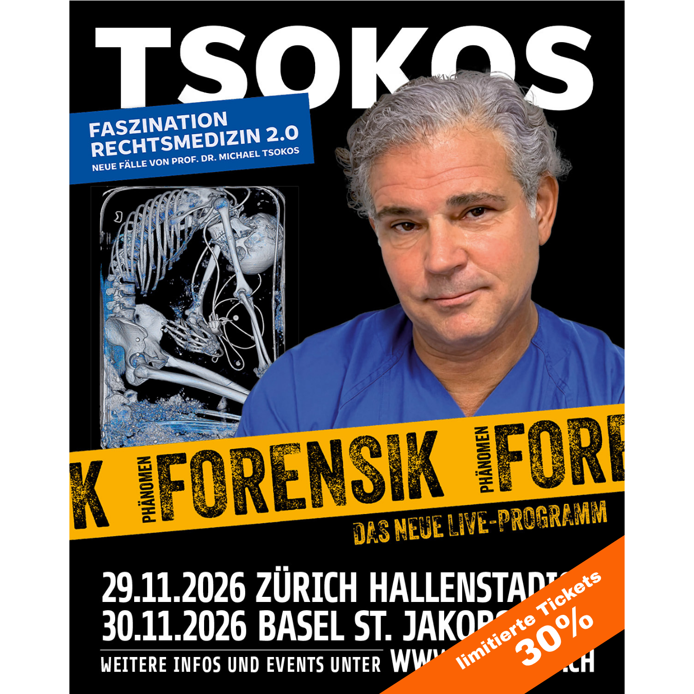 Michael Tsokos - 29.11.2026 - Zürich