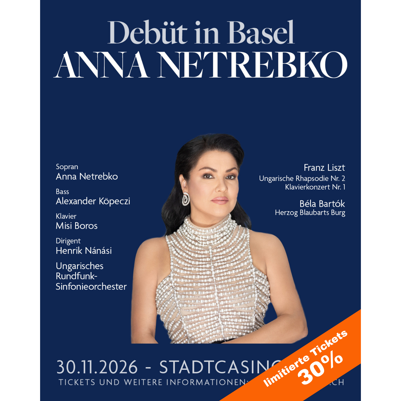 Anna Netrebko - 30.11.2026 - Basel