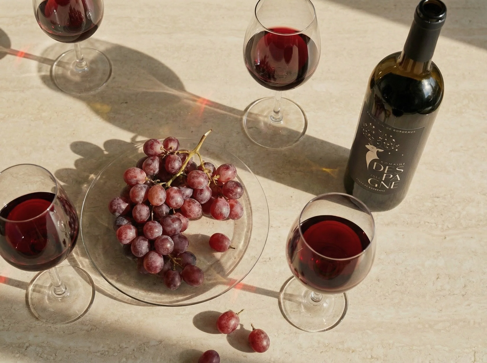 Domaine Despagne sur table d'apértif