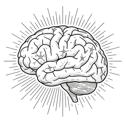 Hombre con sombrero mirando al cielo como representación del enfoque cognitivo conductual porque es el desarrollo personal a través de la mente (sobrero), el intelecto, la razón