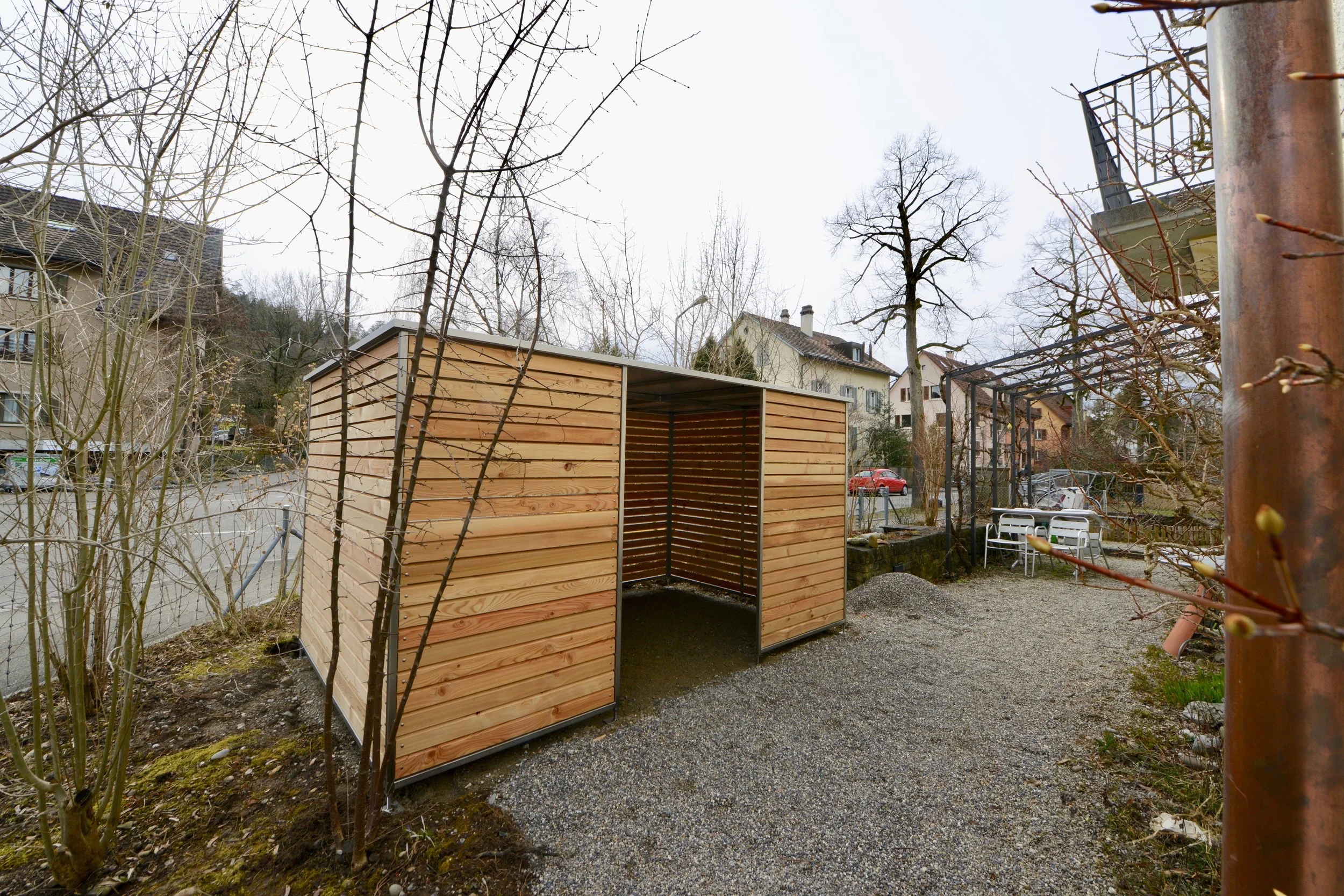 Anbauten und Garten