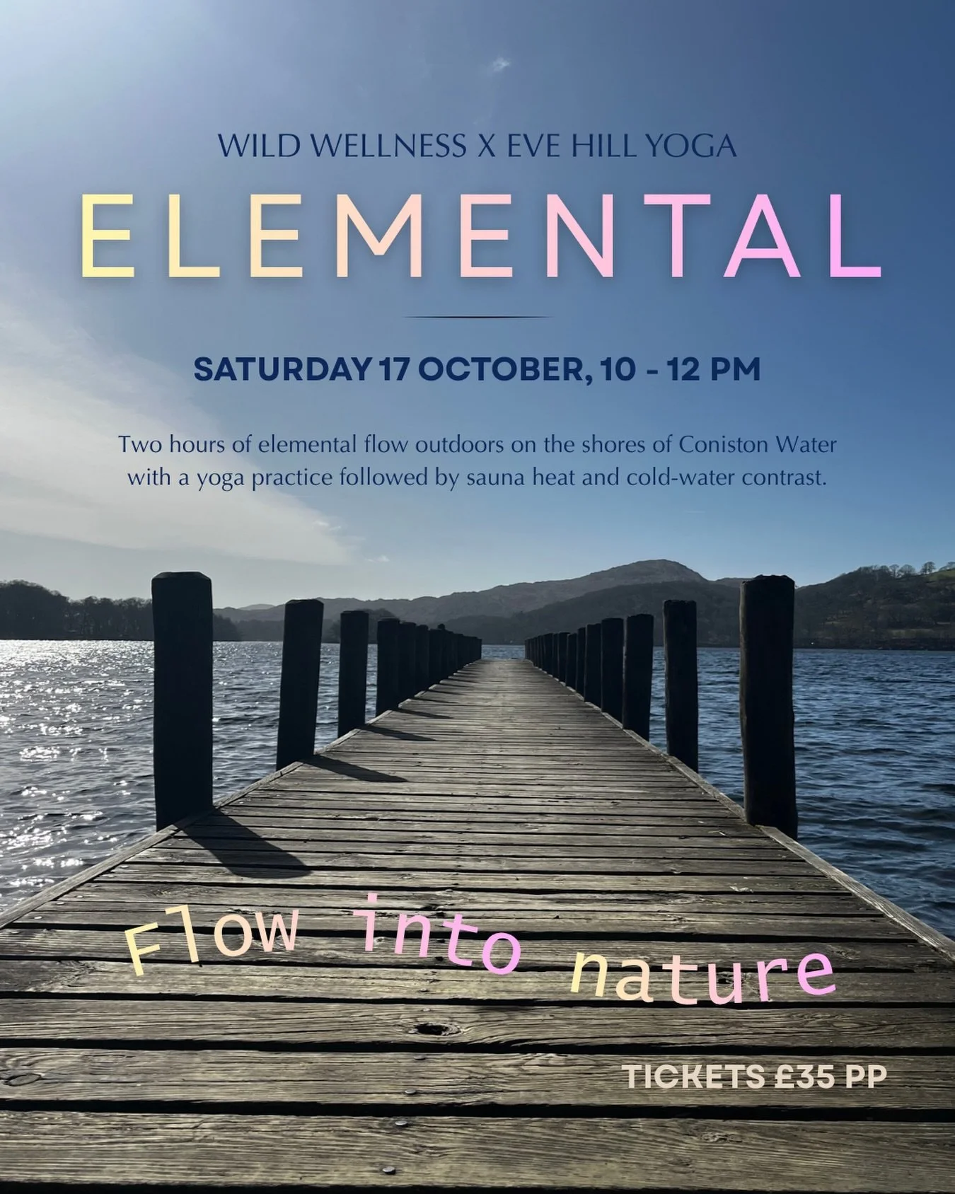 You asked, so we&rsquo;re back. 🌿

Our September ELEMENTAL session sold out in just 3 days, so we&rsquo;re heading back to the lake for another morning of movement, water and warmth this October.

Join me, Nat from Wild Wellness and Eve from Eve Hil