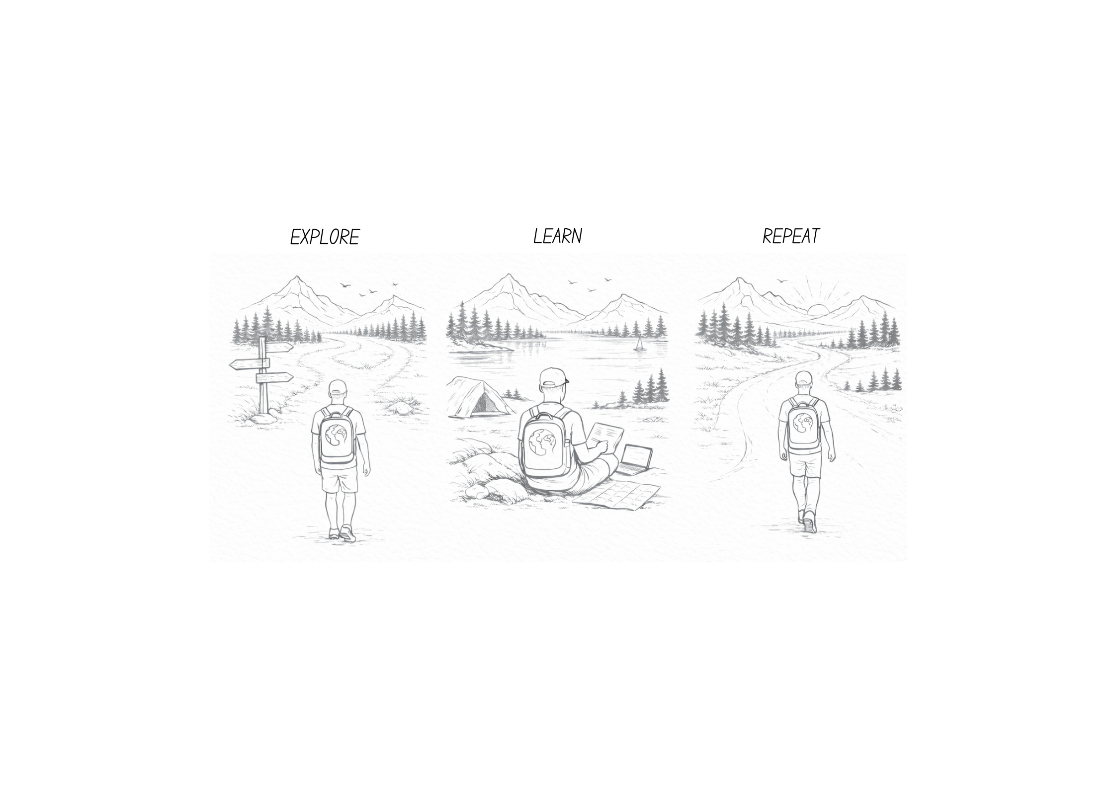 Explore, Learn, Repeat