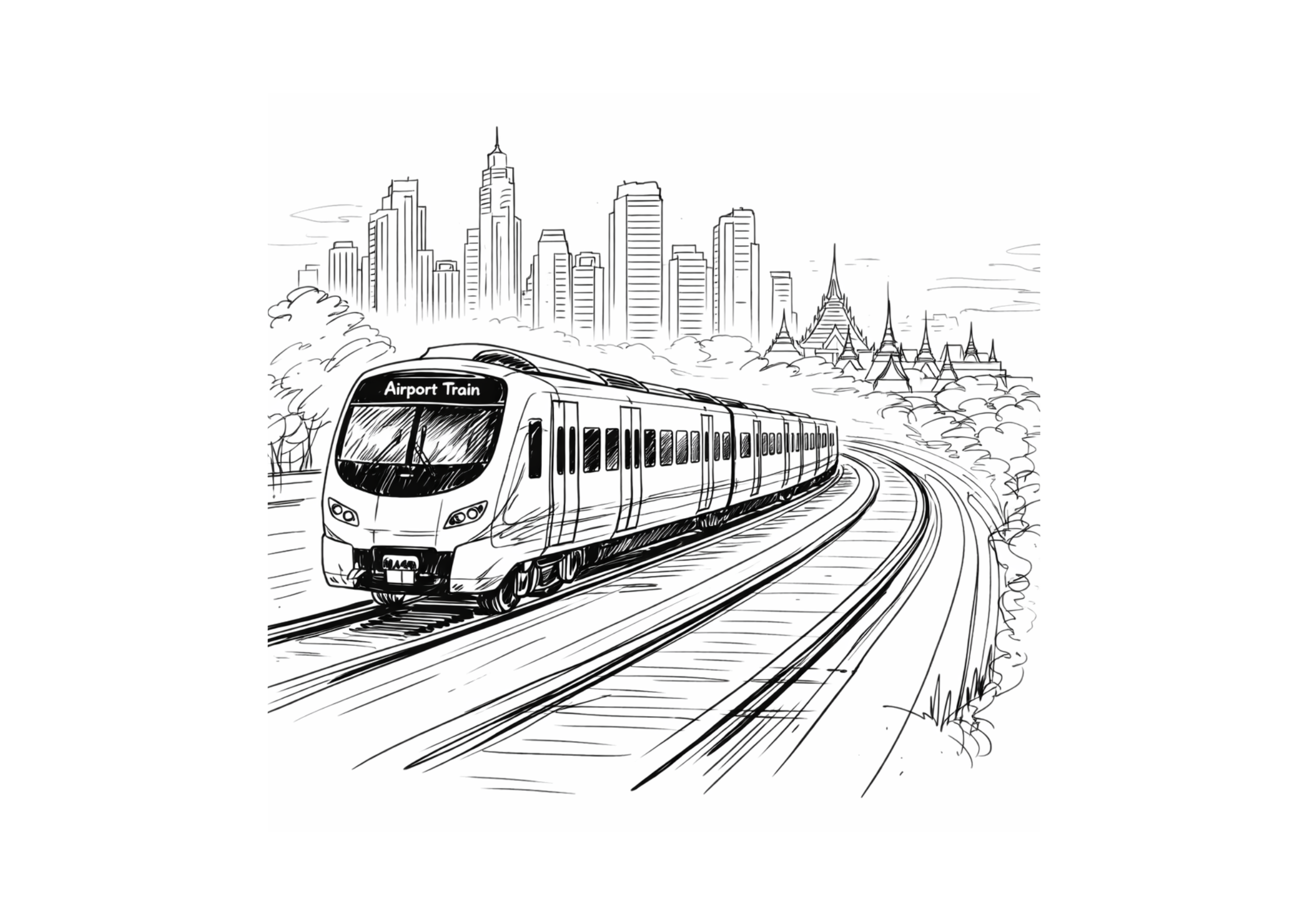 Bangkok Airport To City By Train