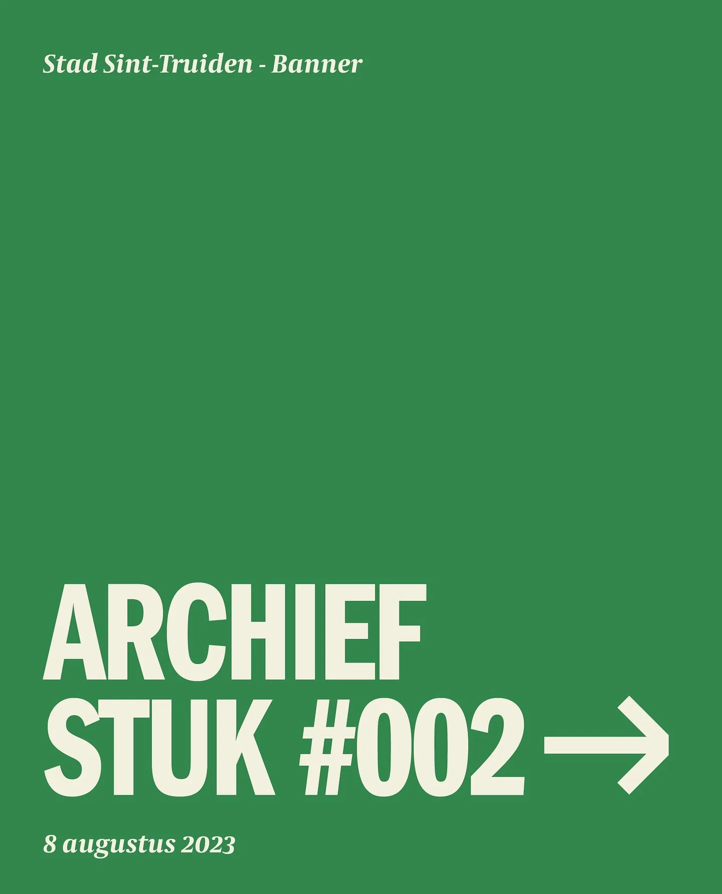 Archiefstuk #002 &mdash; Banner

In @stadsinttruiden hing al jaren in de buurt van het station een banner voor Jeugd, Sport &amp; Evenementen. Tijd voor iets nieuws, dus mocht ik in 2023 een frisse versie maken.

1. Eindillustraties 🤝
2. Tekst gepla